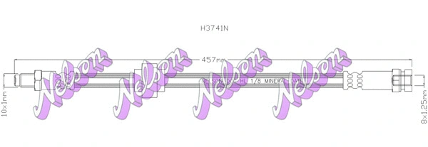 Flexible de frein KAWE H3741