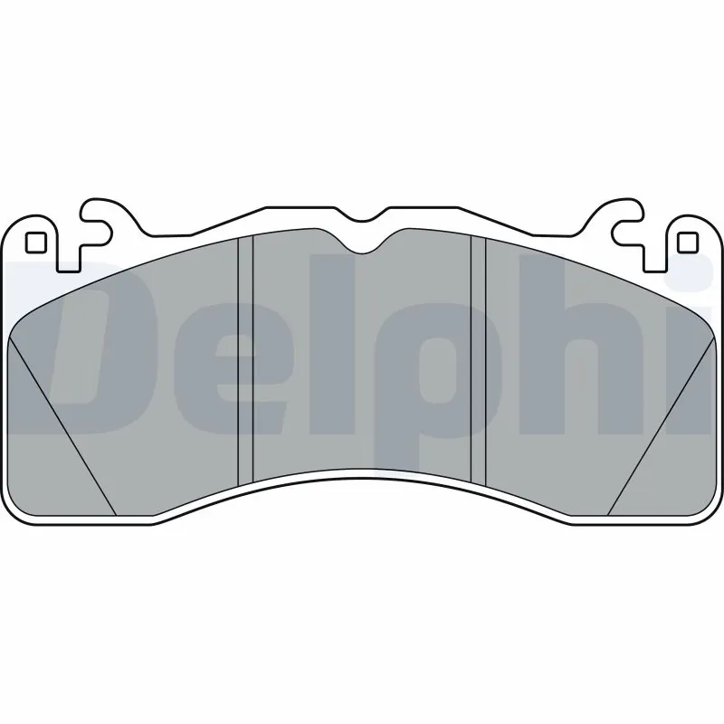 Kit de plaquettes de frein, frein à disque DELPHI LP3377