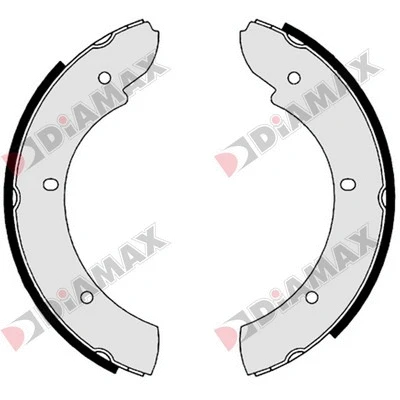 Jeu de mâchoires de frein, frein de stationnement DIAMAX N01339