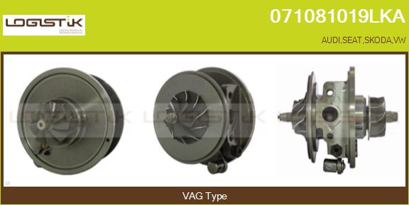 Groupe carter, turbocompresseur LGK 071081019LKA