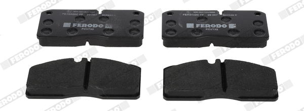 Kit de plaquettes de frein, frein à disque FERODO FCV733
