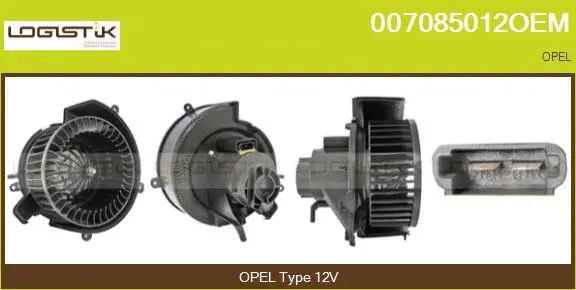 Pulseur d'air habitacle LGK 007085012OEM