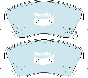 Kit de plaquettes de frein, frein à disque BENDIX-SEA DB2272 MKT