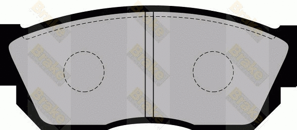 Kit de plaquettes de frein, frein à disque Brake ENGINEERING PA356