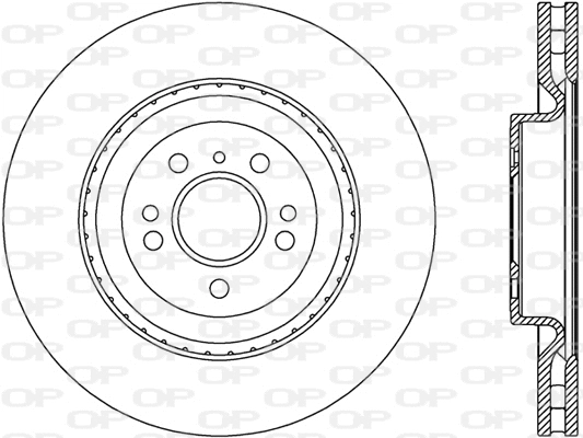 Disque de frein OPEN PARTS BDR2800.20