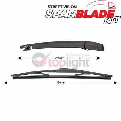 Kit de bras d'essuie-glace, nettoyage des vitres AE TOPLIGHT TRA-H7A1