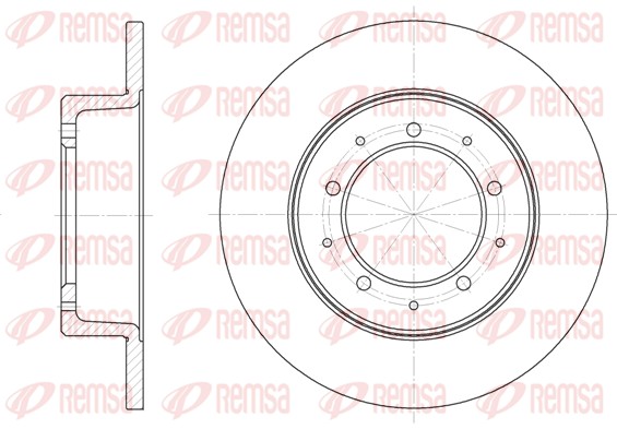 Disque de frein REMSA 6333.00