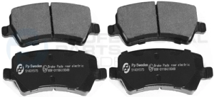 Kit de plaquettes de frein, frein à disque Professional Parts 51431575