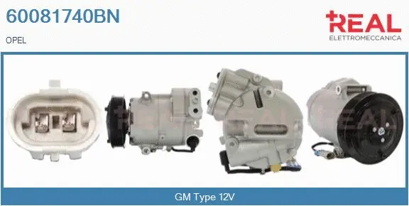 Compresseur, climatisation REAL 60081740BN