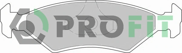 Kit de plaquettes de frein, frein à disque PROFIT 5000-0206