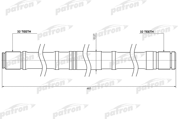 Arbre de transmission PATRON QG18LH