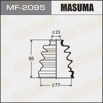 Jeu de joints-soufflets, arbre de commande MASUMA MF-2095