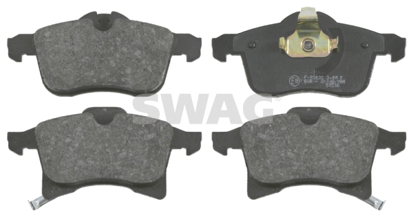 Kit de plaquettes de frein, frein à disque SWAG 40 91 6491