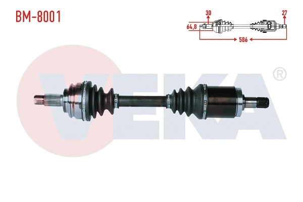 Arbre de transmission VEKA BM-8001