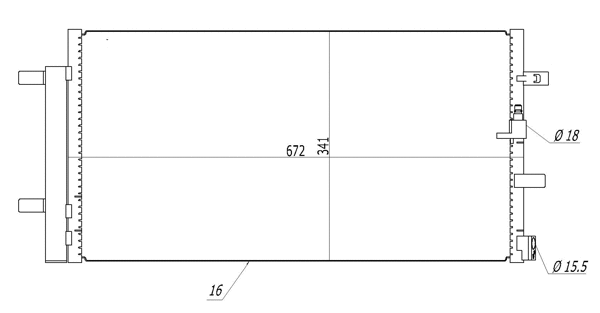 Condenseur, climatisation HART 621 529