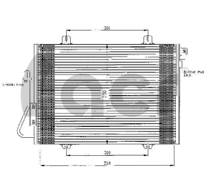 Condenseur, climatisation ACR 300407