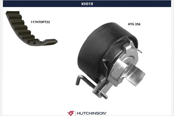 Kit de courroie crantée HUTCHINSON KH 519