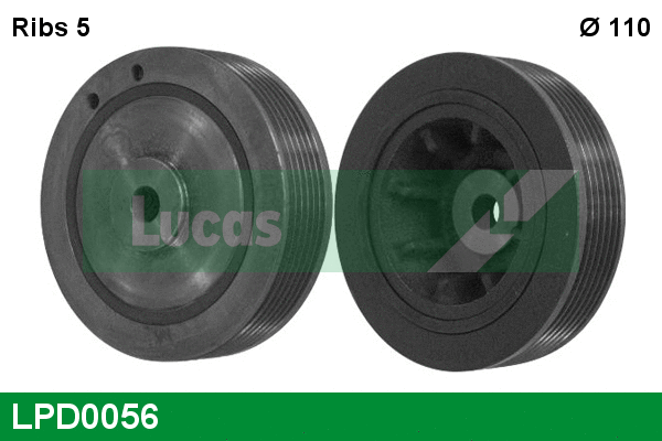 Poulie, vilebrequin LUCAS LPD0056
