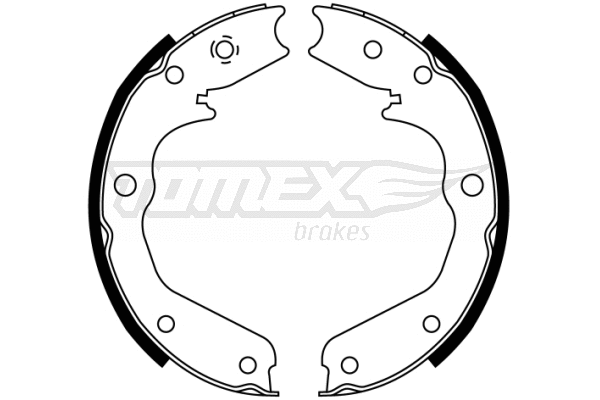Jeu de mâchoires de frein TOMEX Brakes TX 22-43