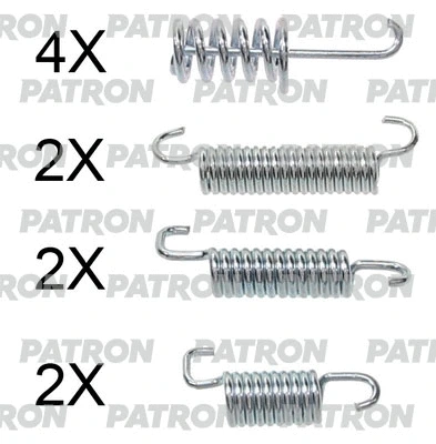 Kit d'accessoires, mâchoire de frein PATRON PSRK0098