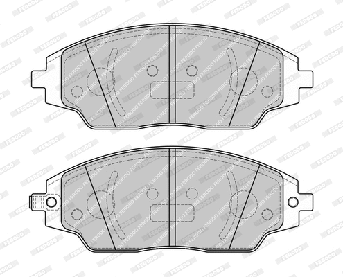 Kit de plaquettes de frein, frein à disque FERODO FDB4496-D