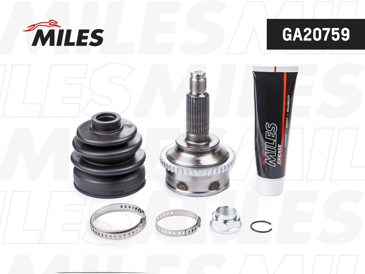 Jeu de joints, arbre de transmission MILES GA20759