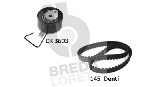 Kit de courroie crantée BREDA LORETT KCD0632