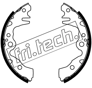 Jeu de mâchoires de frein fri.tech. 1253.724