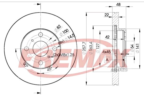 Disque de frein FREMAX BD-2490