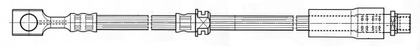 Flexible de frein CEF 512331