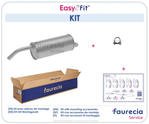 Silencieux arrière Faurecia FS30117