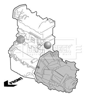 Support moteur BORG & BECK BEM4059