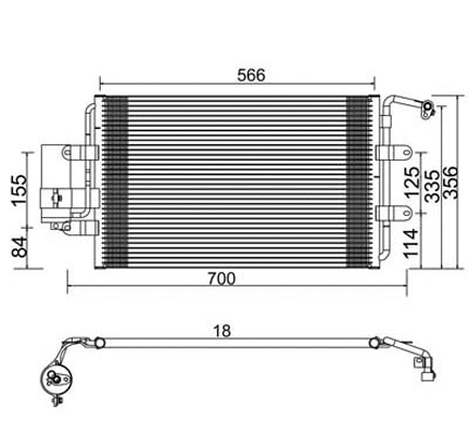Condenseur, climatisation PowerMax 7110420