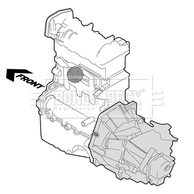 Support moteur BORG & BECK BEM4049
