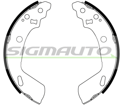 Jeu de mâchoires de frein SIGMAUTO SFA928