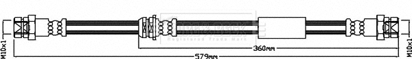 Flexible de frein BORG & BECK BBH8418