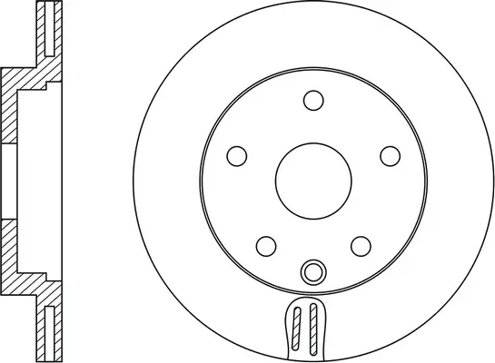 Disque de frein FIT FR0612V