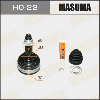 Jeu de joints, arbre de transmission MASUMA HO-22