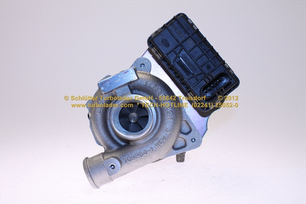 Turbocompresseur, suralimentation SCHLÜTTER TURBOLADER 172-06686