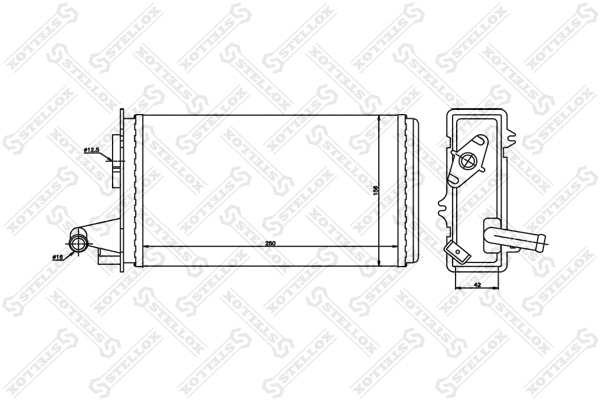 Système de chauffage STELLOX 10-35006-SX