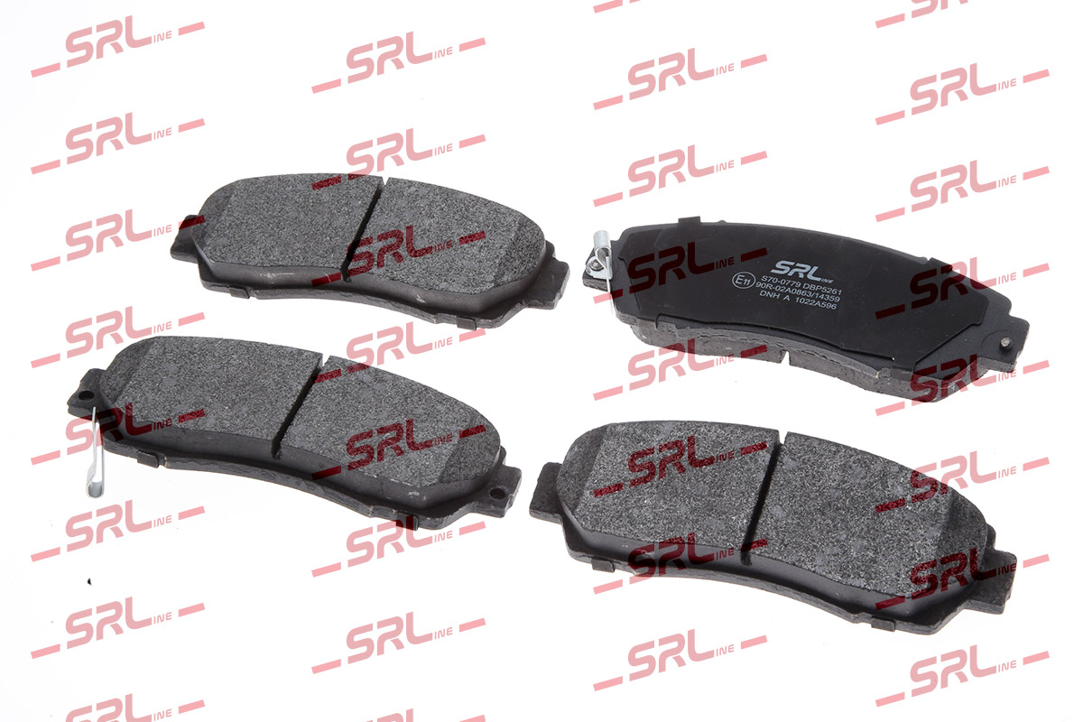 Kit de plaquettes de frein, frein à disque SRLine S70-0779
