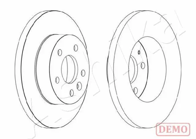 Disque de frein ASHIKA 60-00-056C