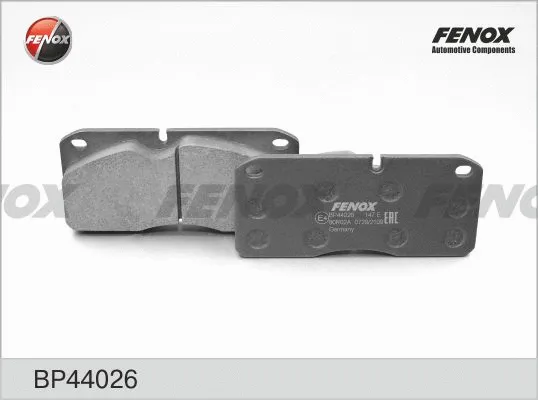 Kit de plaquettes de frein, frein à disque FENOX BP44026