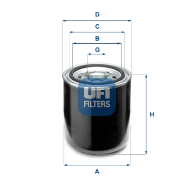 Cartouche de dessicateur, système d'air comprimé UFI 27.A66.00
