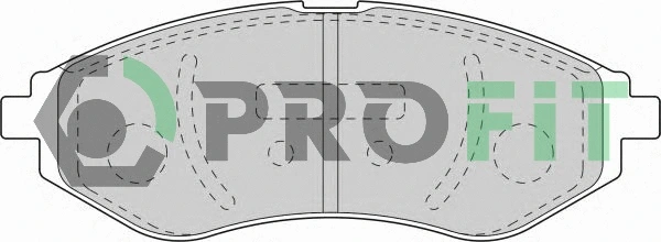 Kit de plaquettes de frein, frein à disque PROFIT 5000-1699 C
