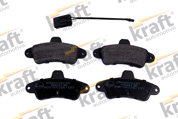Kit de plaquettes de frein, frein à disque KRAFT AUTOMOTIVE 6012120