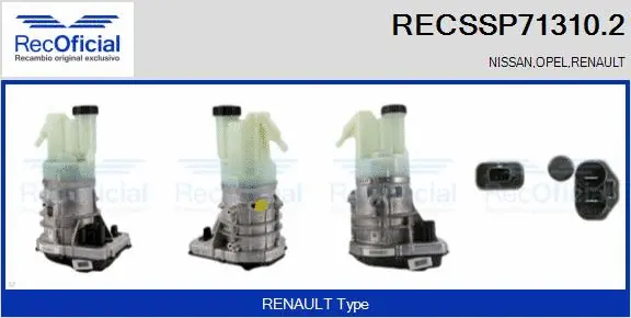 Pompe hydraulique, direction RECOFICIAL RECSSP71310.2