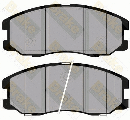 Kit de plaquettes de frein, frein à disque Brake ENGINEERING PA1733