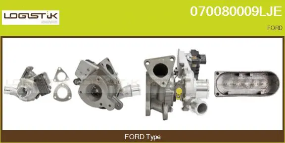 Turbocompresseur, suralimentation LGK 070080009LJE