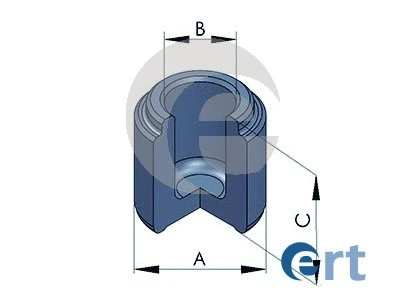 Piston, étrier de frein ERT 150225-C